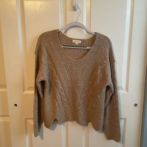 Tan Sweater NWOT